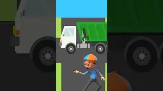 Garbage Truck Vehicles for Toddlers! #blippi #shorts