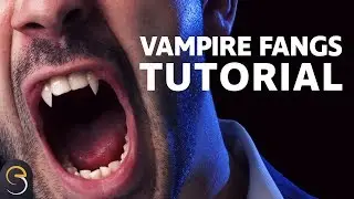 How to Make Vampire Teeth | Photoshop Manipulation Tutorial