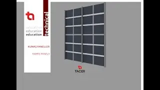 Akustik Kumaş Panelleri / Ahşap / TACER
