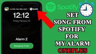 How to set Spotify songs as alarm Oneplus