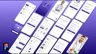 Health App Ui Design | Figma Tutorial | UI/UX Tutorial