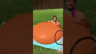 getting inside a giant water balloon 💦🎈