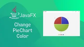 JavaFX and Scene Builder - change PieChart color