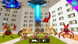 Nextbots in Playground Mod Update 4.5.5 Nextbots Hotel Attacked by Zoochosis and Zombie Troops | C8