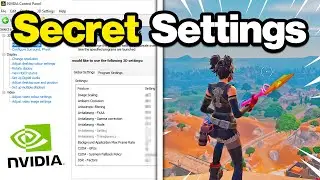 The BEST NVIDIA Settings for Fortnite Season 3 (FPS BOOST)