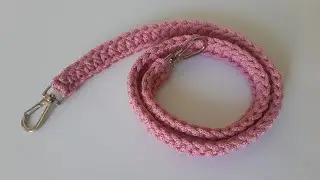 Ручка для сумки крючком. Crochet bag handle.