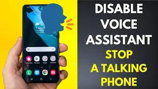 How to stop a talking phone, disable TalkBack #Talkback