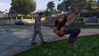 Gta5, Amanda doing some advanced yoga. #Shorts