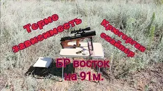 Крюгер снайпер стрельба на 91 метр БР Восток