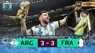MESSI AND MBAPPE IN A LEGENDARY BATTLE FOR THE TROPHY OF THE MOST EXCITING WORLD CUP FINAL EVER