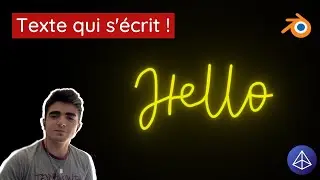 Blender - Faire un texte qui s'écrit (animation)