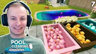 СИМУЛЯТОР ОЧИСТКИ БАССЕЙНА (Соседский бассейн Часть 2) – Pool Cleaning Simulator [7]