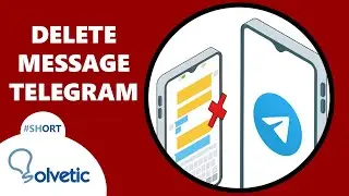 ❓ How to DELETE the MESSAGES in Telegram ✔️ #Shorts