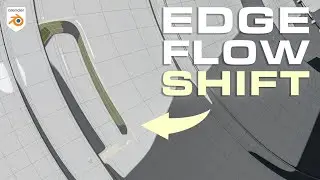 The Most POWERFUL Blender SUBD Edge Flow Shift Workflow!