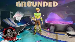 Grounded Ep2  Back yard survival  Blew up The Oak Tree Lab... MY BAD,