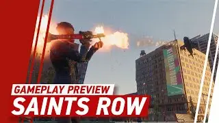 New Saints Row Gameplay - 17 Minutes of Frenetic Action, Mad Stunts & In-Depth Customisation