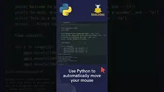 Use This Simple Python Script to Automatically Move your Mouse #shorts #python