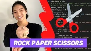 How to code Rock Paper Scissors (Beginner Python Tutorial)