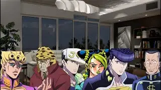 Jotaro and family are having a sleepover but everything is going fine