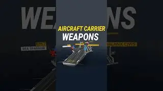 Where are the Weapons Placed in an Aircraft Carrier