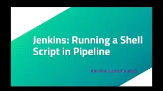 Jenkins: Running a Shell Script in Pipeline