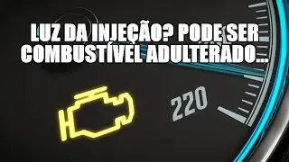 Luz da injeção? Pode ser combustível adulterado...