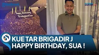 KUE ULTAH SPESIAL  ISTRI FERDY SAMBO PADA BRIGADIR J, ADA TULISAN HAPPY BIRTHDAY MY BODYGUARD SUA !