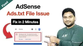 [Solved] Earnings At Risk - You Need To Fix Some Ads.txt File Issues