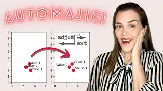 Automatically Update Matplotlib Text Position with Python adjustText to Avoid Overlaps