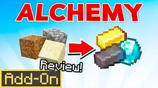 ALCHEMY ADDON Enhances Minecraft Survival Resources in-depth review