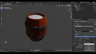 Modeling Barrel | Blender 3D