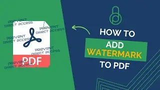 How to Add Watermark to PDF in WordPress - Prevent Direct Access Gold