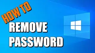 Remove Login Password on Windows 10