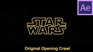 Star Wars (1977) After Effects Crawl