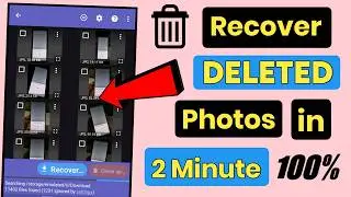 Recover Deleted Photos in 2 Minutes | How to Recover Deleted Photos | Pz Tech