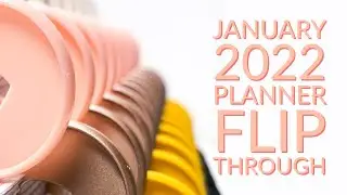 January 2022 Planner Flip Through [Happy Planner]