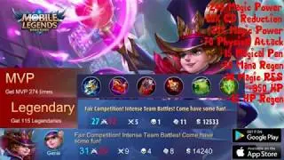 Mobile Legends : Legendary MVP Harley Best Item Build & Strategies Guide | Unstoppable | Godlike