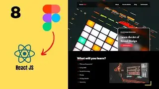 Figma To React JS | Build A Modern Responsive Website - Info Section