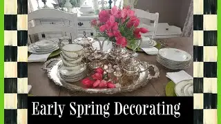 Early Spring Decorating Ideas - Spring Tablescape