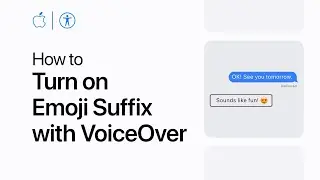 How to turn on Emoji Suffix with VoiceOver on iPhone, iPad, and iPod touch | Apple Support