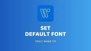 Set Default Font...#word #microsoftword #tutorial #fyp