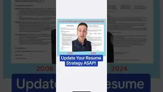 If your resume is trapped in 2008, you’re not landing a job in 2024… 