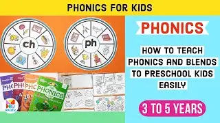 How to teach Phonics and Blends to Preschool kids easily // बच्चों को अच्छा इंग्लिश रीडर कैसे बनाएं