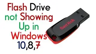 Fix USB Flash Drive not Showing Up in Windows 10,8,7 [ BlueLight TECH ]