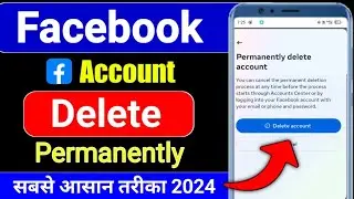 Facebook account delete kaise kare | fb account delete kaise kare | delete facebook account