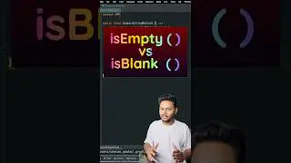 isEmpty vs isBlank in 