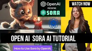 Open AI SORA | sora ai tutorial | sora ai examples | How to use SORA open AI text-to-video model