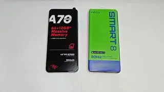 iTEL A70 vs infinix smart 8 : speed test