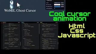 Ghost following cursor effect with html css and javascript