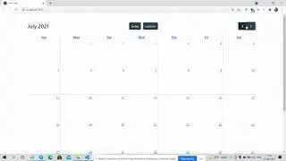 Reactjs FullCalendar Add Custom Button Working Demo